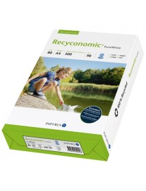 Hartie reciclata A4, 80 gr, 500 coli/top, Recyconomic PureWhite
