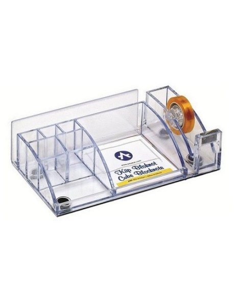 Suport articole birou, plastic ABS, 10 compartimente, ARK 
