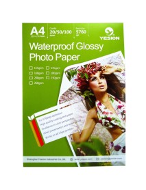 Hartie foto Yesion A3 Waterproof Glossy single side 200g/mp 20 coli/pachet