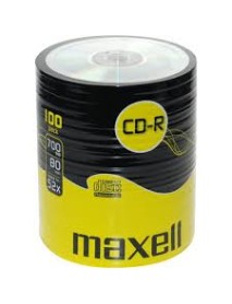 CD-R MAXELL 700MB 52x, non-printable bulk/100buc