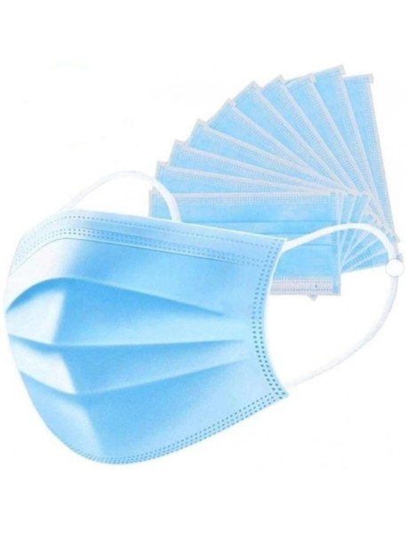 Masca de protectie, unica folosinta, 3 straturi, 50 buc/set