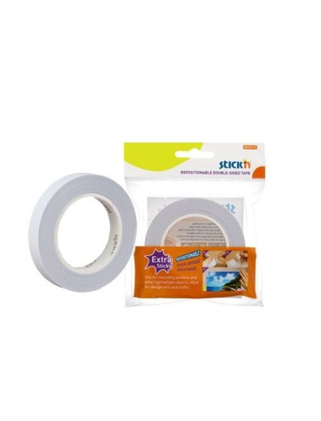 Banda dublu adeziva cu adeziv permanent 12 mm , Stick' N