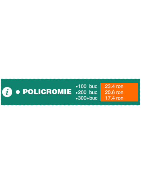 Personalizare Cub Hartie Policrom