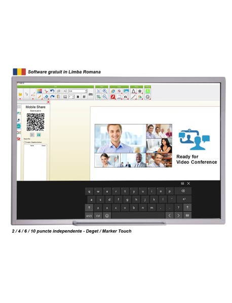 Pachet Interactiv Business VideoConference SONY UST 101” | 257 cm