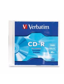 CD-R VERBATIM 80/700MB non-printable carcasa