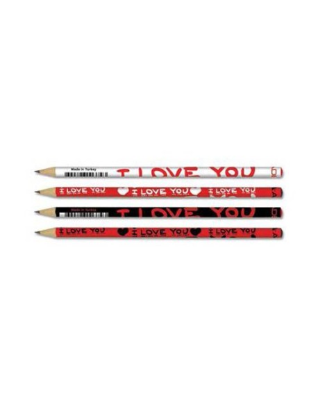 Creion grafit HB I love You , Adel