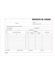 Dispozitie LIVRARE