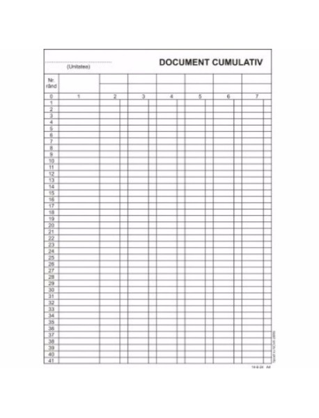Document cumulativ vertical