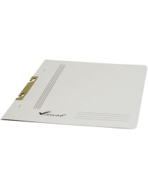 Dosar din carton alb, incopciat 1/1 - Visual Premium