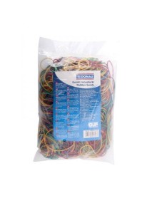 Elastice pentru bani, 500g/punga, D 57 x 1,5mm, DONAU - culori asortate