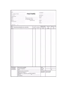 FACTURIER A4 3 EX. CU PERFOR