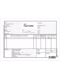 FACTURIER A5 3 EX. CU TVA CU PERFOR