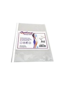 File de protectie Optima A4, 40 microni -transparent