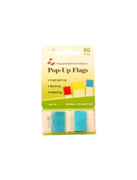 Film index HOPAX Pop-up, 45x25 mm, transparent/color