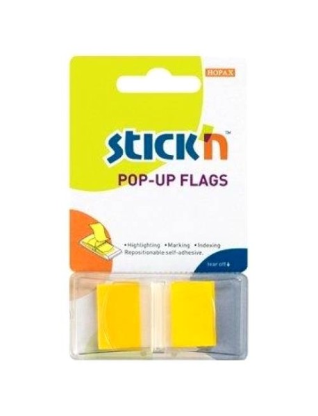 Film index HOPAX Pop-up, 45x25 mm, transparent/color