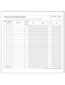 Fisa cont analitic pentru operatii diverse