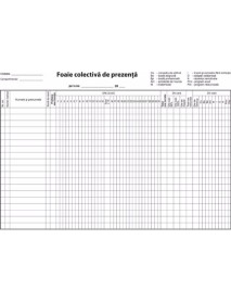 Foaie colectiva de prezenta
