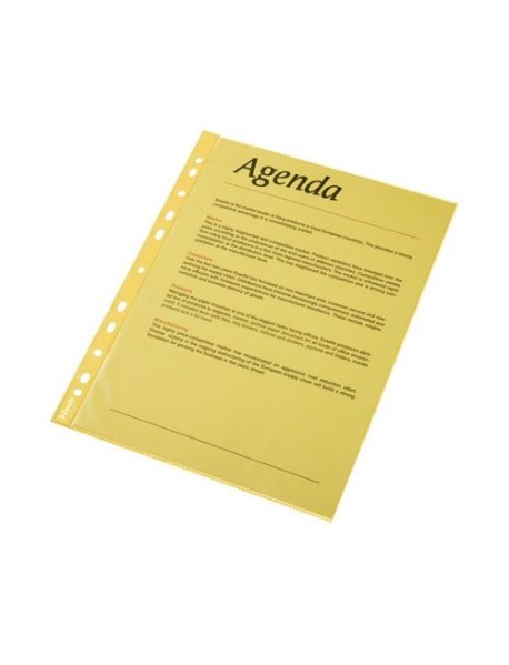File de protectie ESSELTE - galben transparent
