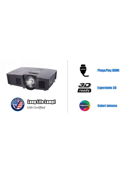 Videoproiector InFocus IN112xv DLP, 3800 lumeni