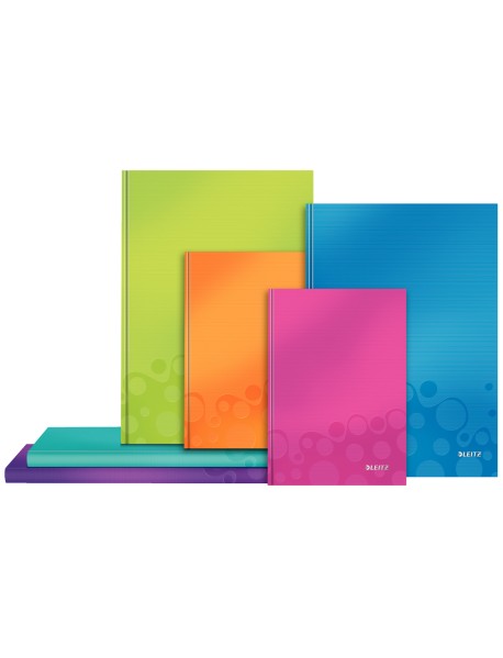 Caiet de birou LEITZ Wow, PP, A4, cu spira, matematica