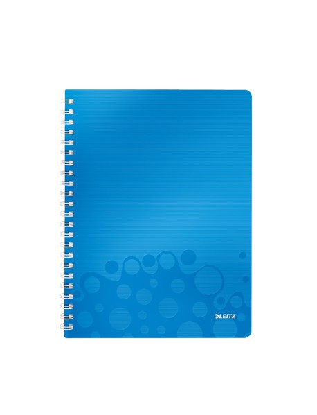 Caiet de birou LEITZ Wow, PP, A4, cu spira, matematica