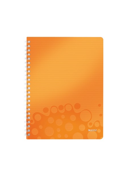Caiet de birou LEITZ Wow, PP, A4, cu spira, matematica