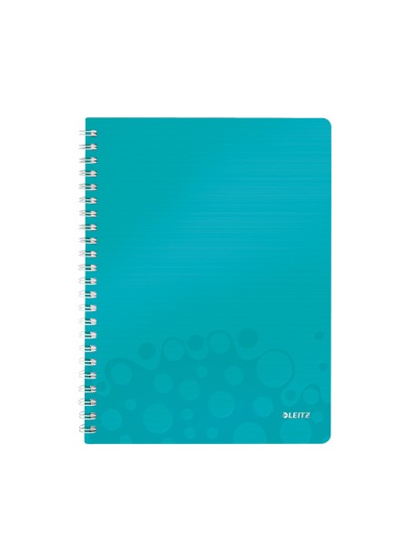 Caiet de birou LEITZ Wow, PP, A4, cu spira, matematica