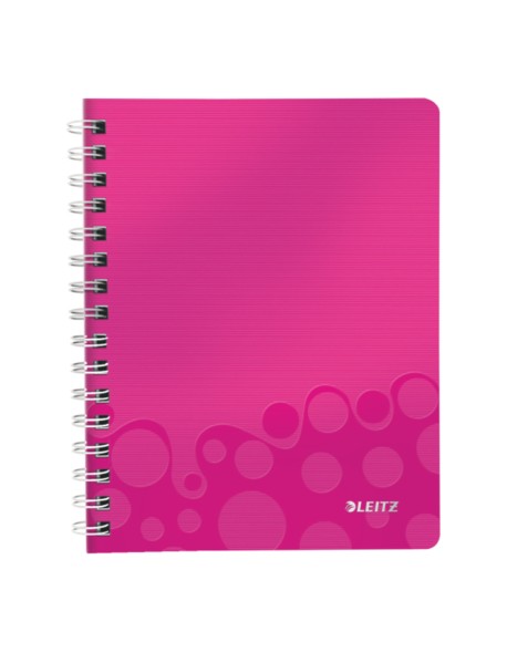 Caiet de birou LEITZ Wow, PP, A5, cu spira, matematica