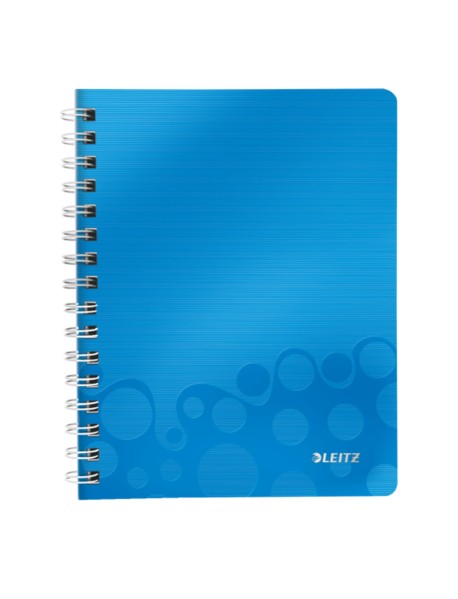 Caiet de birou LEITZ Wow, PP, A5, cu spira, matematica