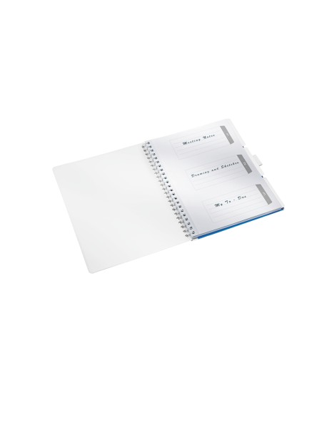 Caiet de birou LEITZ Wow Be Mobile, PP, A4, cu spira, dictando