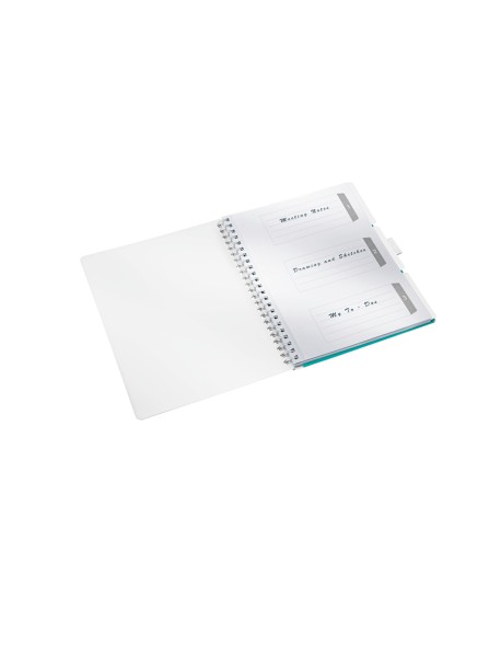 Caiet de birou LEITZ Wow Be Mobile, PP, A4, cu spira, dictando