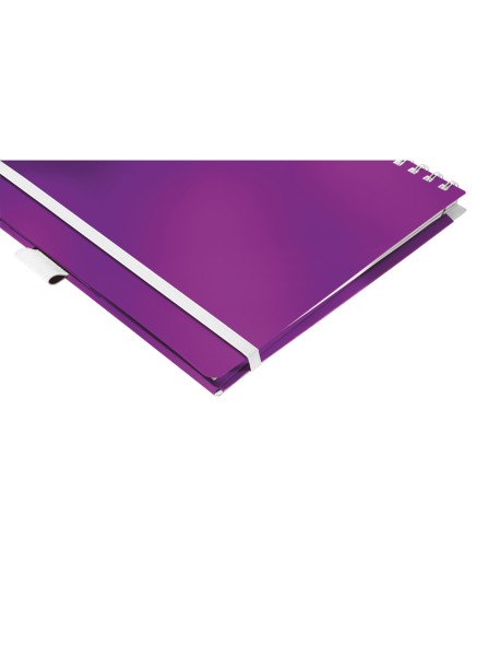 Caiet de birou LEITZ Wow Be Mobile, PP, A4, cu spira, dictando
