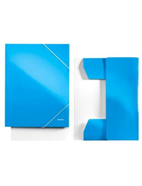 Mapa carton cu elastic LEITZ Wow - culori metalizate