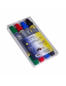 Whiteboard marker cu 2 capete, 4/set DP