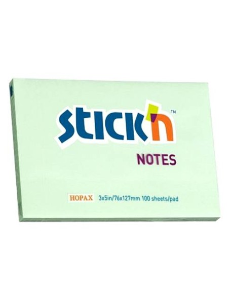 Notes autoadeziv 76 x 127 mm, Stick"n, pastel