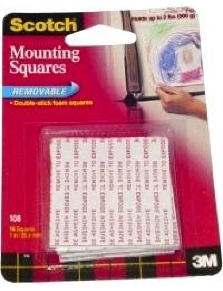 Pastile dublu adezive 3M, 25mmx25mm permanente