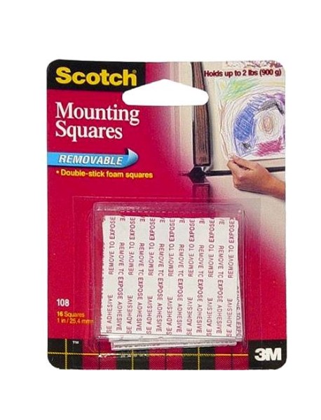 Pastile dublu adezive 3M, 25mmx25mm permanente