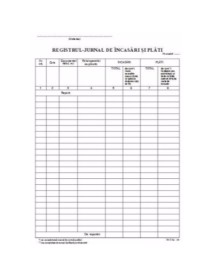 Registru jurnal incasari si plati snuruit
