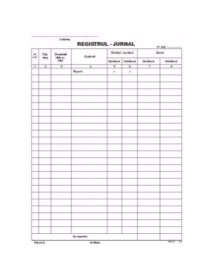 REGISTRU JURNAL SNURUIT