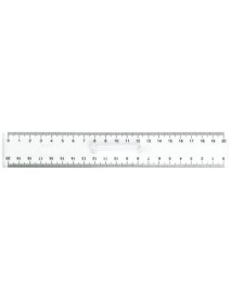 Rigla din plastic, 20 cm