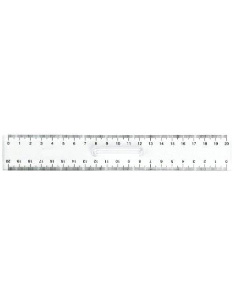Rigla din plastic, 20 cm
