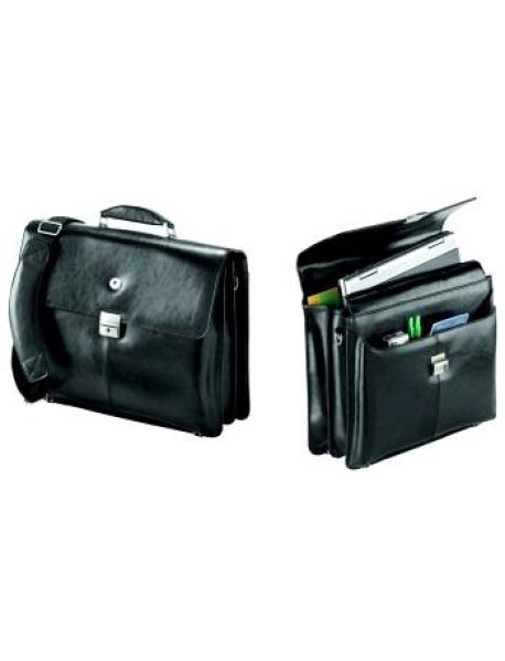Servieta din piele FALCON, pentru laptop 15.6"