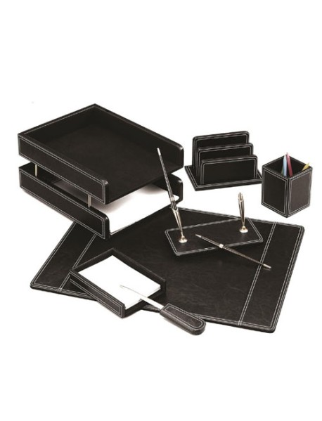 Set birou din piele, 7 piese - FORPUS