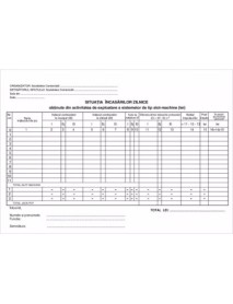 SITUATIA INCASARILOR ZILNICE AUTOCOPIATIV NUMEROTAT