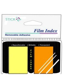 Stick index HOPAX plastic neon, 45 x 25 mm