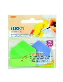 Stick index plastic HOPAX, transparent color 12x45mm