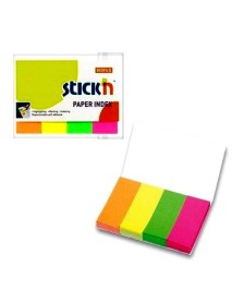 Stick index HOPAX, hartie color neon, 50 x 20 mm