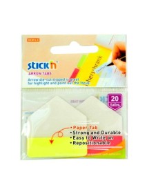 Stick index plastic Stick"n Arrow Tabs, sageata