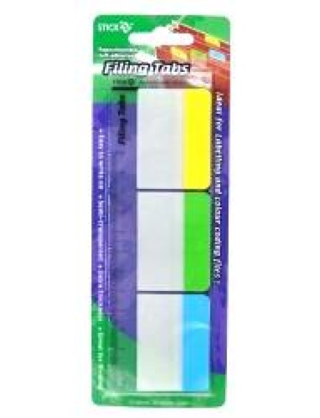 Stick index plastic HOPAX cu margine color 37x50 mm