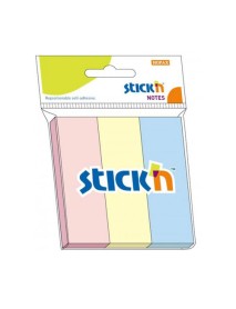Stick index 76 x 25 mm, Stick'n - 3 culori pastel